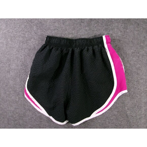 Nike Shorts Womens S Black Pink Athletic Running Split Side Trim Elastic Waist - Picture 9 of 10